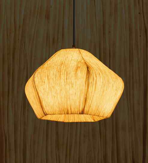 ORONYO-SAMEER | Handcrafted Pendant Lamp | E27 holder } with Bulb | RIPPL Lighting